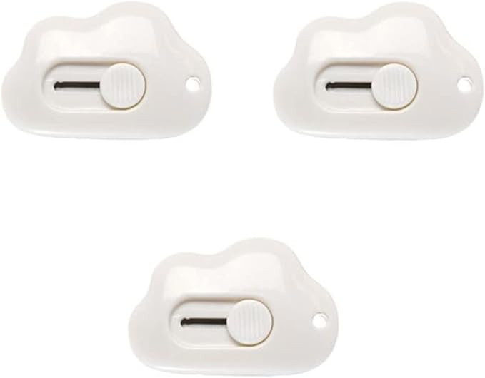 DOITOOL Mini Art Knife 3-Pack Retractable Utility Cutter with Cloud Shape Design Compact Letter O... | Amazon (US)