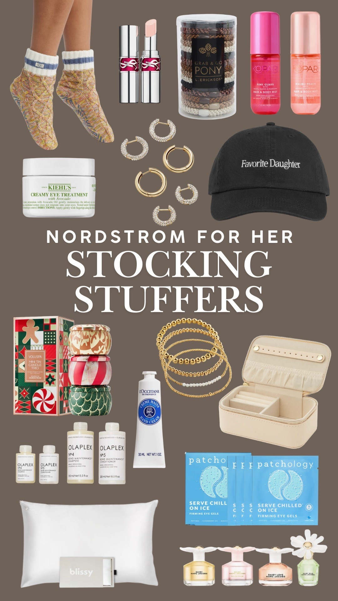 Nordstrom stocking stuffers for her that always feel special and get used all year long. Cozy socks, mini beauty sets, luxe skincare, Voluspa candles, Olaplex favorites, hair accessories, dainty jewelry, fragrance minis, and travel-friendly accessories.
Perfect for daughters, sisters, teachers, friends, or anyone who loves a little everyday luxury.
Holiday gifts for her, Nordstrom stocking stuffers, beauty gifts, self-care gifts, affordable gift ideas, trending gift ideas for women.

#LTKSeasonal #LTKGiftGuide #LTKHoliday