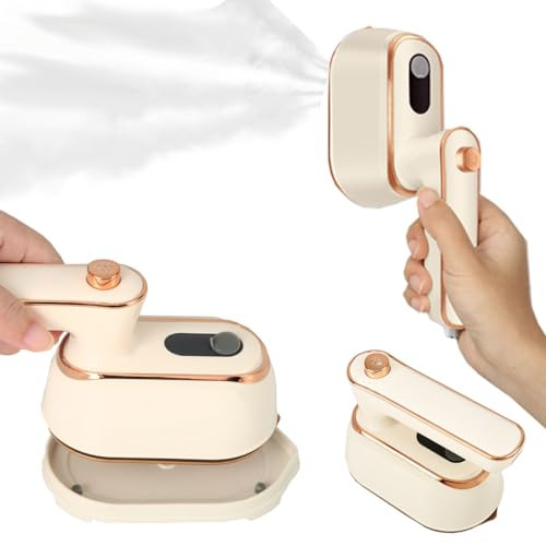 1000w Mini Travel Steamer Iron : Hand held Portable Steamers for Clothes Small Clothing Steamer Travel Size Handheld Steam Iron Plancha a de vapor para ropa portatil Travel Dorm Essentials Gift | Amazon (US)