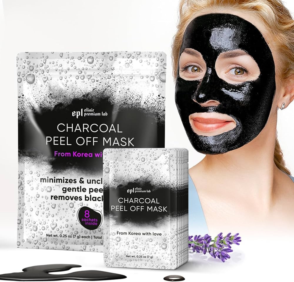 WONDER FAMILY Charcoal Peel Off Face Mask Skin Care 8 pack - Blackhead Remover Mask For Man and W... | Amazon (US)