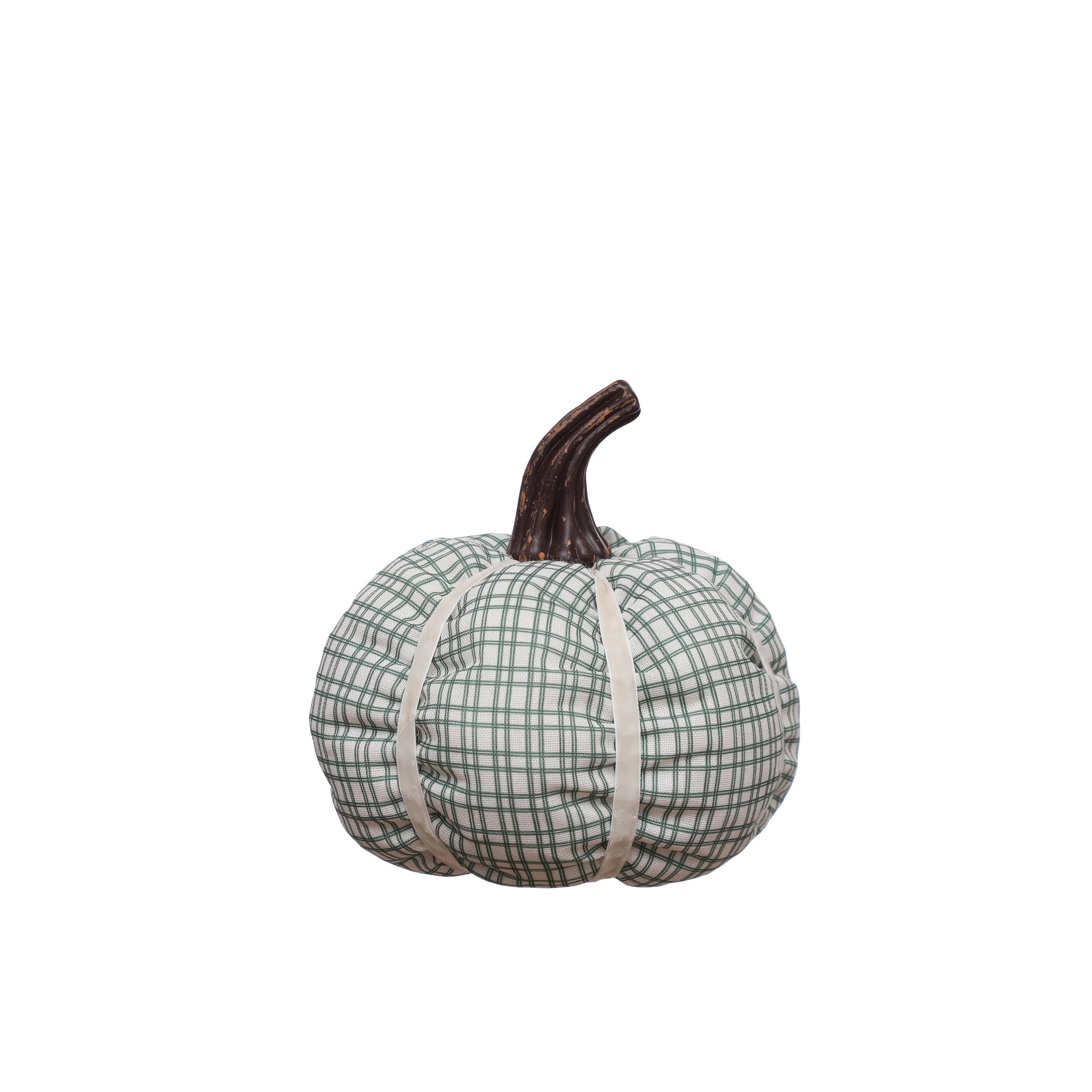 Tabletop Decor Give Thanks Pumpkin Fall 7 in Cloth Green | Walmart (US)