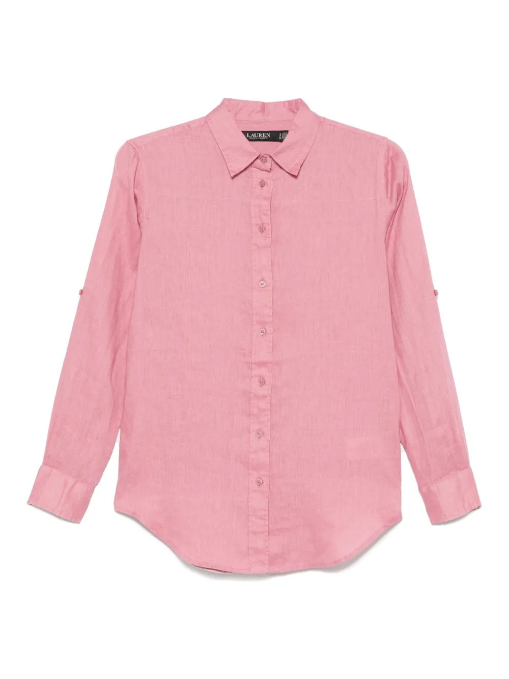 Lauren Ralph Lauren linen shirt - Pink | Farfetch Global