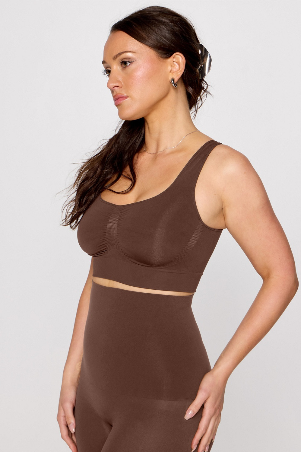 Nearly Naked Shapewear Midi Bra | Fabletics - North America