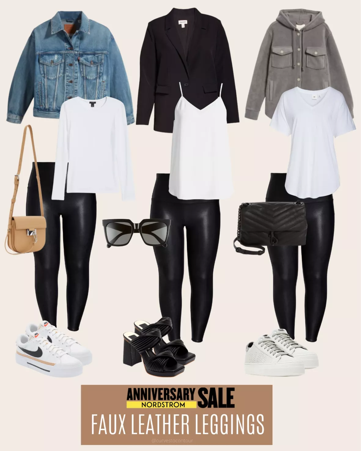 Best faux leather leggings by Spanx are on sale at Nordstrom Anniversary  Sale
