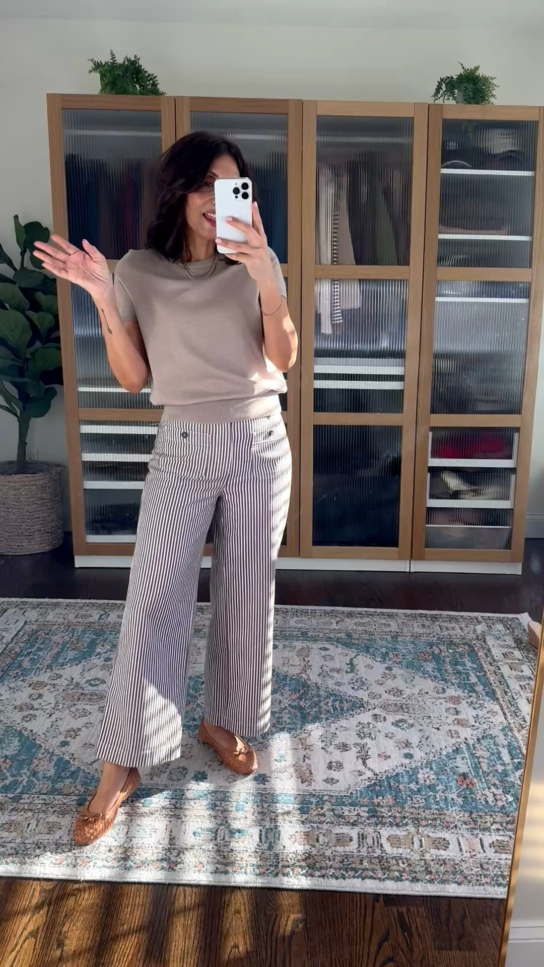 Loft Palmer Wide leg pants 
Wearing 0-25
Love this Amazon lightweight sweater 

#LTKgrwm #LTKOver40 #LTKWorkwear