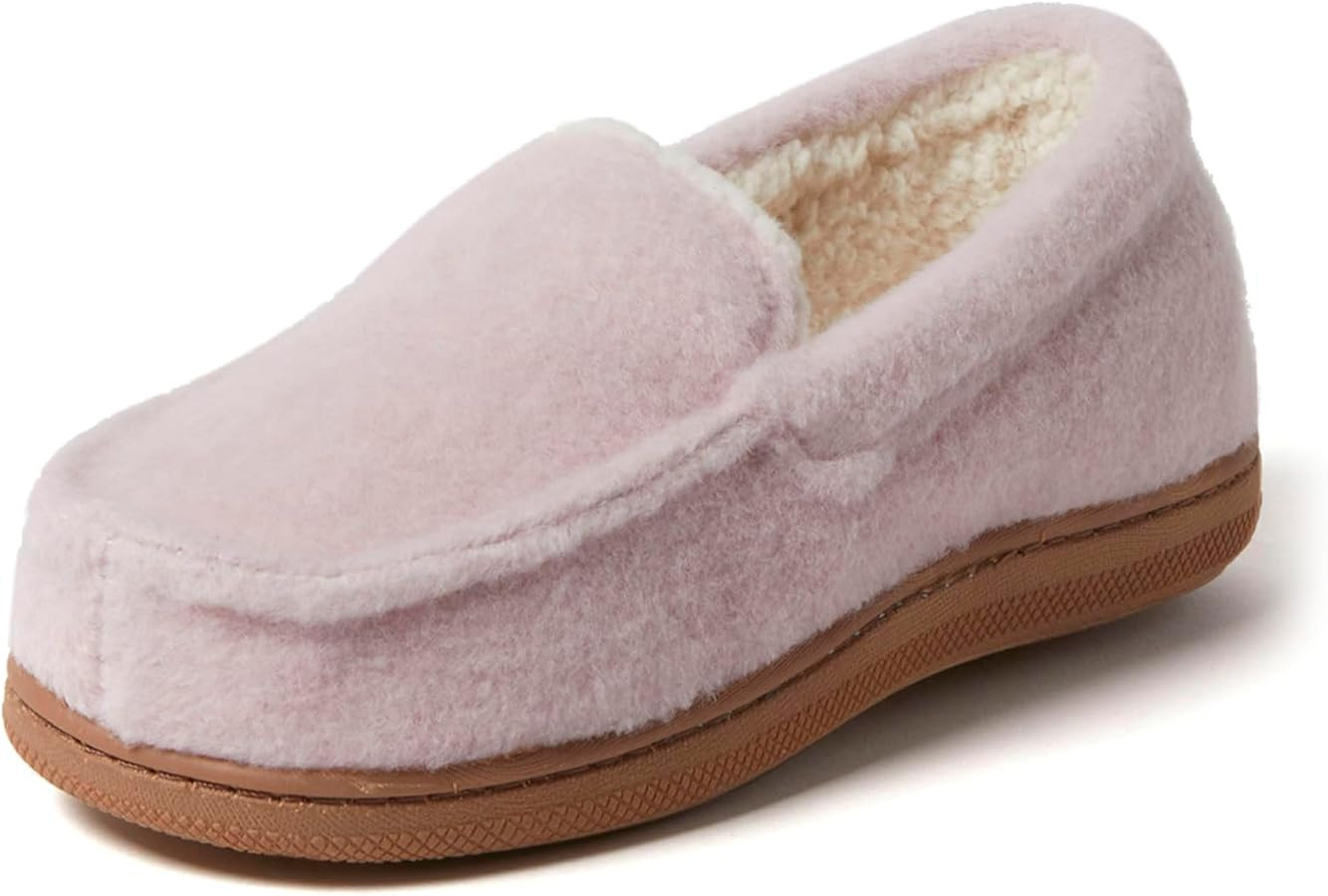 Dearfoams Unisex-Child Gifts for Kids Memory Foam Cozy Amari Moccasin Slipper | Amazon (US)