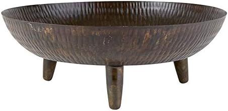 47th & Main Decorative Footed Bowl, 15.5" x 6.5", Metal | Amazon (US)