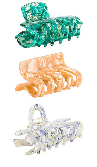 Hair Clip Set in Multi | Revolve Clothing (Global)