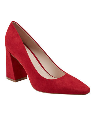 Women's Yalina Slip-On Block Heel Dress Pumps | Macy's