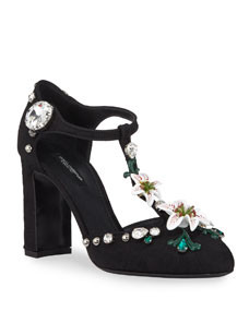 Broccato Mary Jane Pumps | Bergdorf Goodman