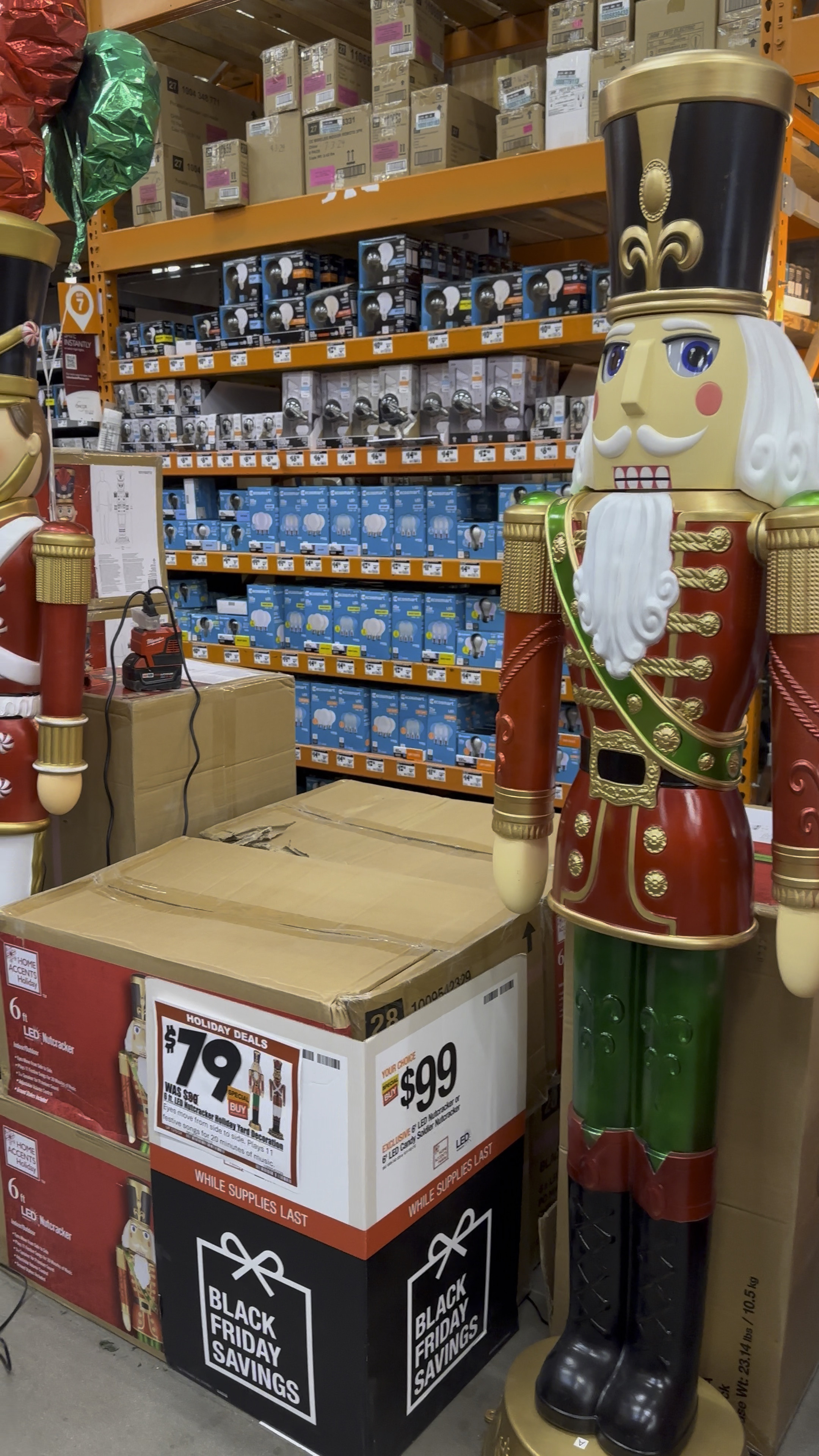 Run to Home Depot !! The giant nutcrackers are on clearance!!! 

#LTKHoliday #LTKFindsUnder100 #LTKSaleAlert
