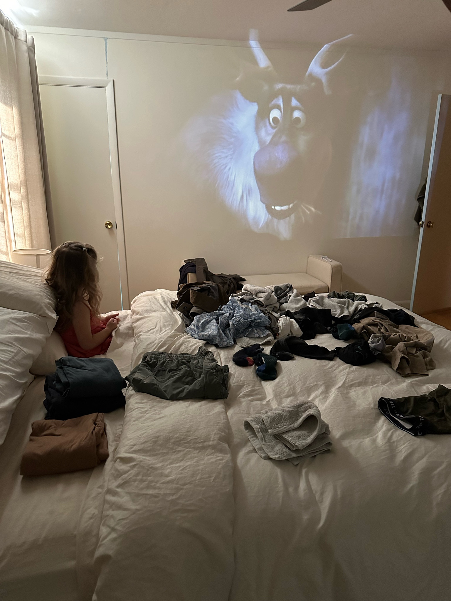 This projector is my new laundry hack 😂

#LTKFamily #LTKHome #LTKFindsUnder100