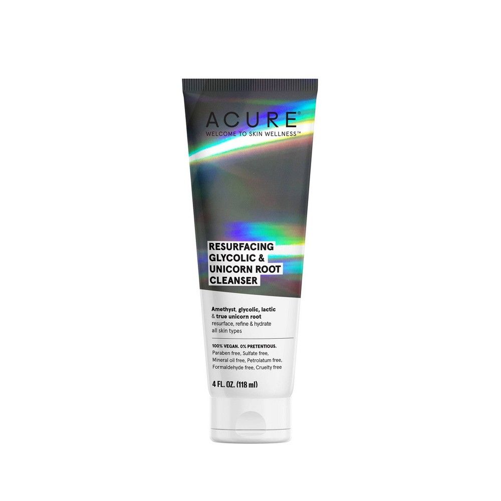 Acure Resurfacing Glycolic & Unicorn Root Cleanser - 4 fl oz | Target