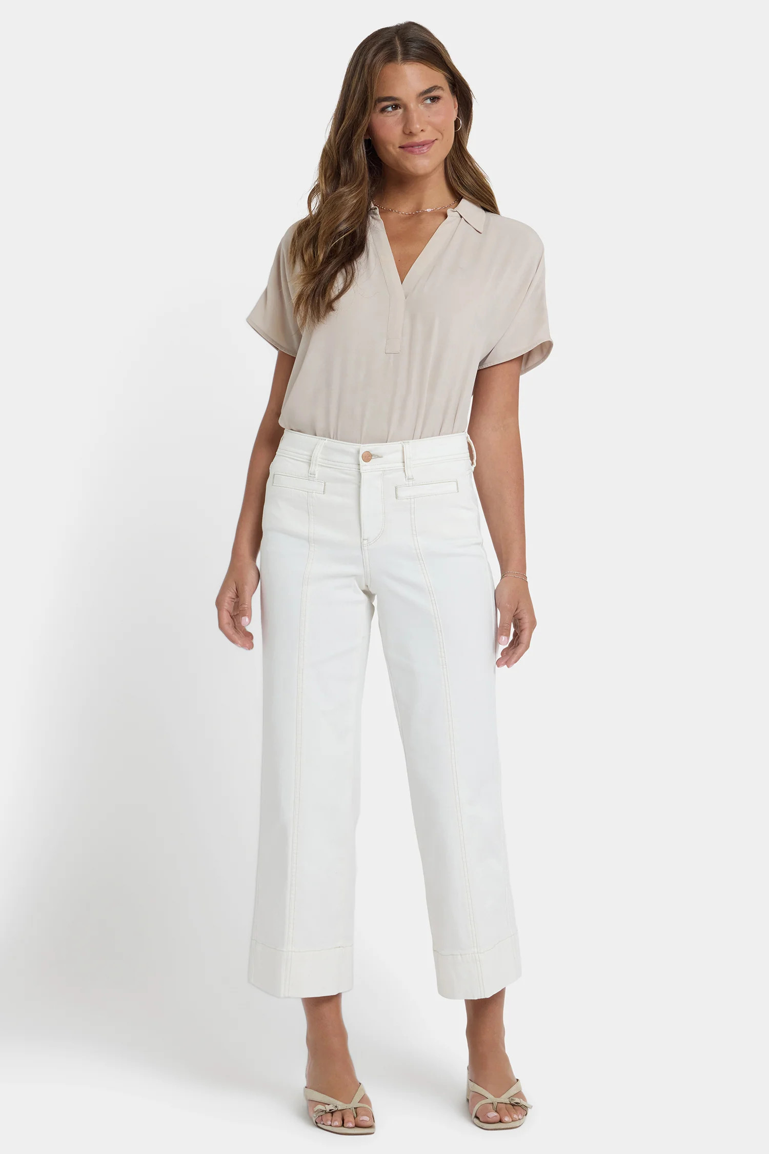 Teresa Wide Leg Ankle Jeans In Petite | NYDJ