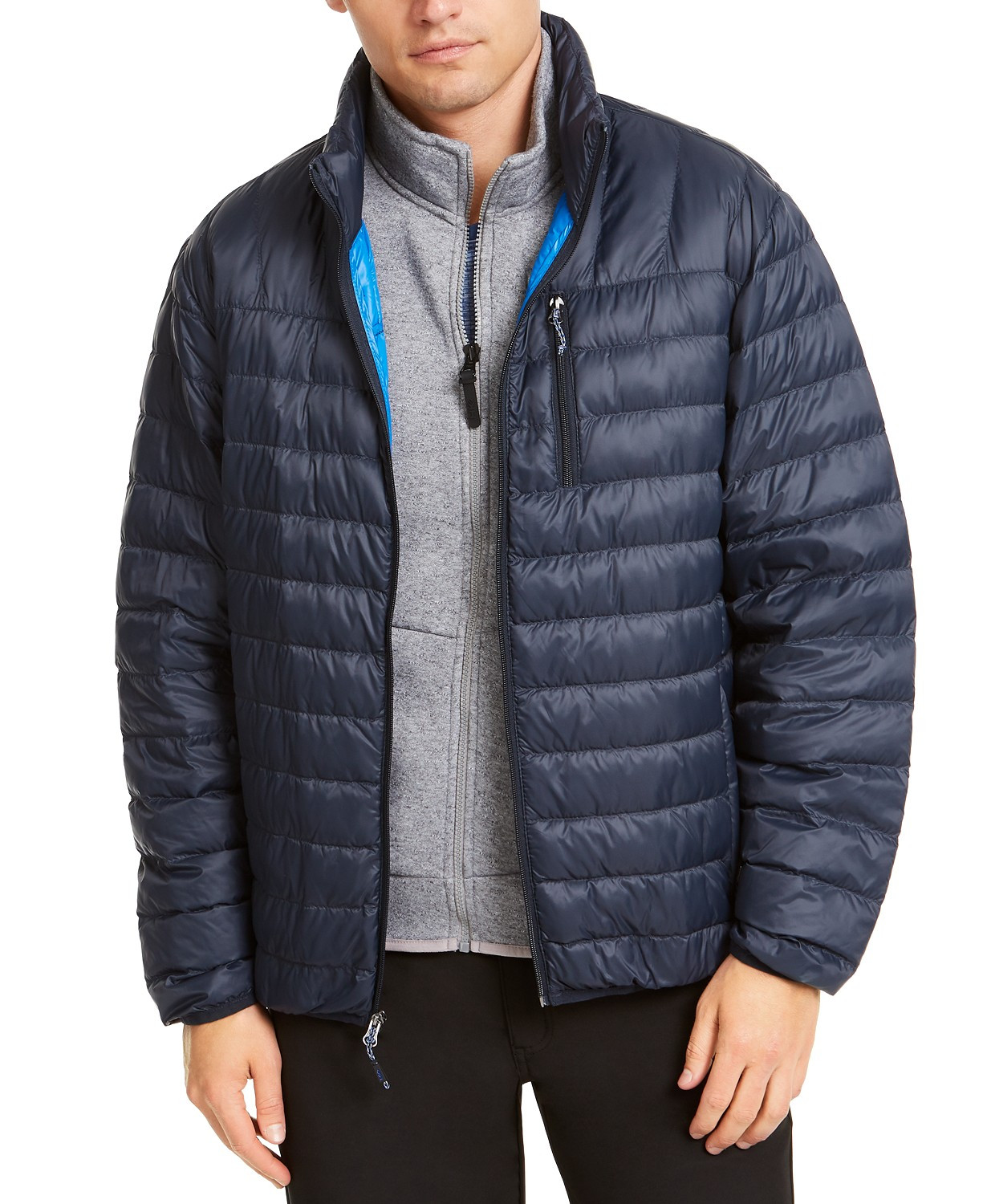 Men's Packable Down Blend Puffer Jacket, Created for Macy's | Macys (US)