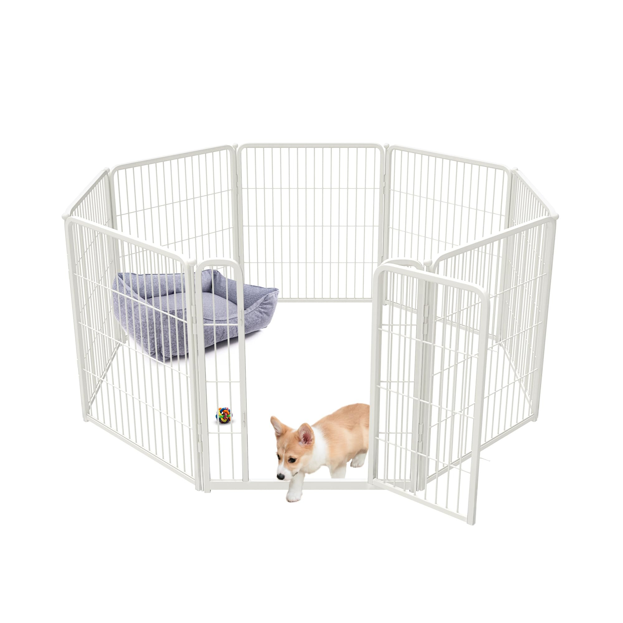 FXW Homeplus Dog Playpen for Indoor Use - Stress-Free and Safe Play, Heavy Duty 32 Inch 8 Panels ... | Amazon (US)