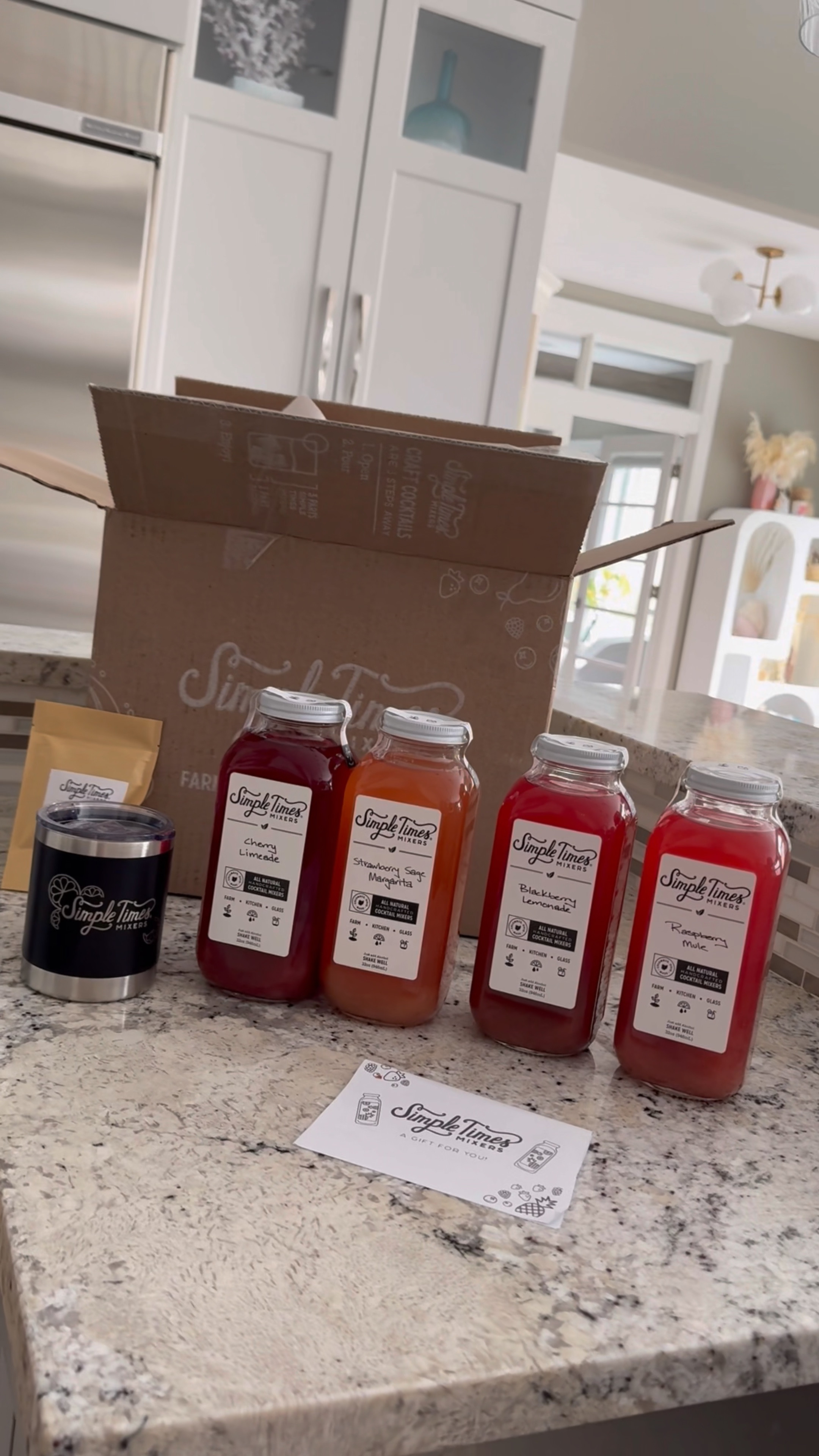 Simple mixers all natural cocktail mixers make a great Mother’s Day present or cocktail bar buffet for brunch and mimosa bar for spring events 