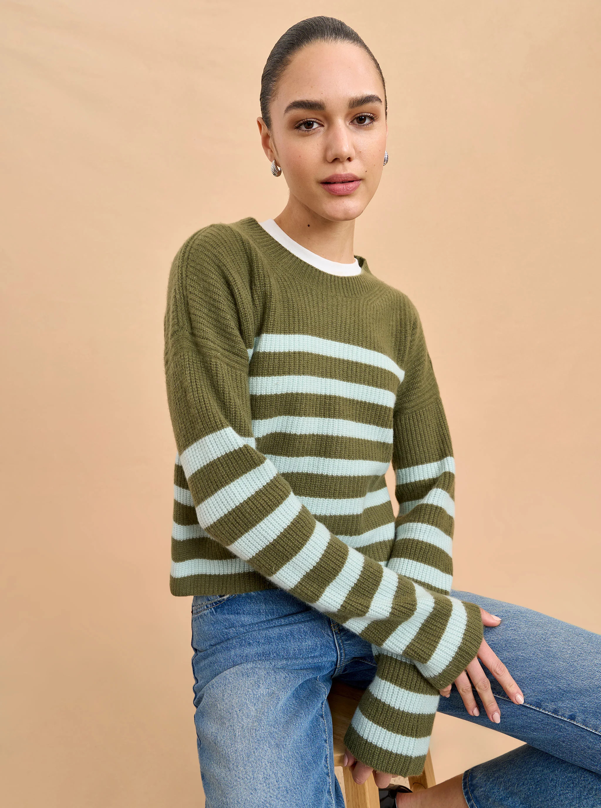 Mini Striped Toujours Sweater | La Ligne