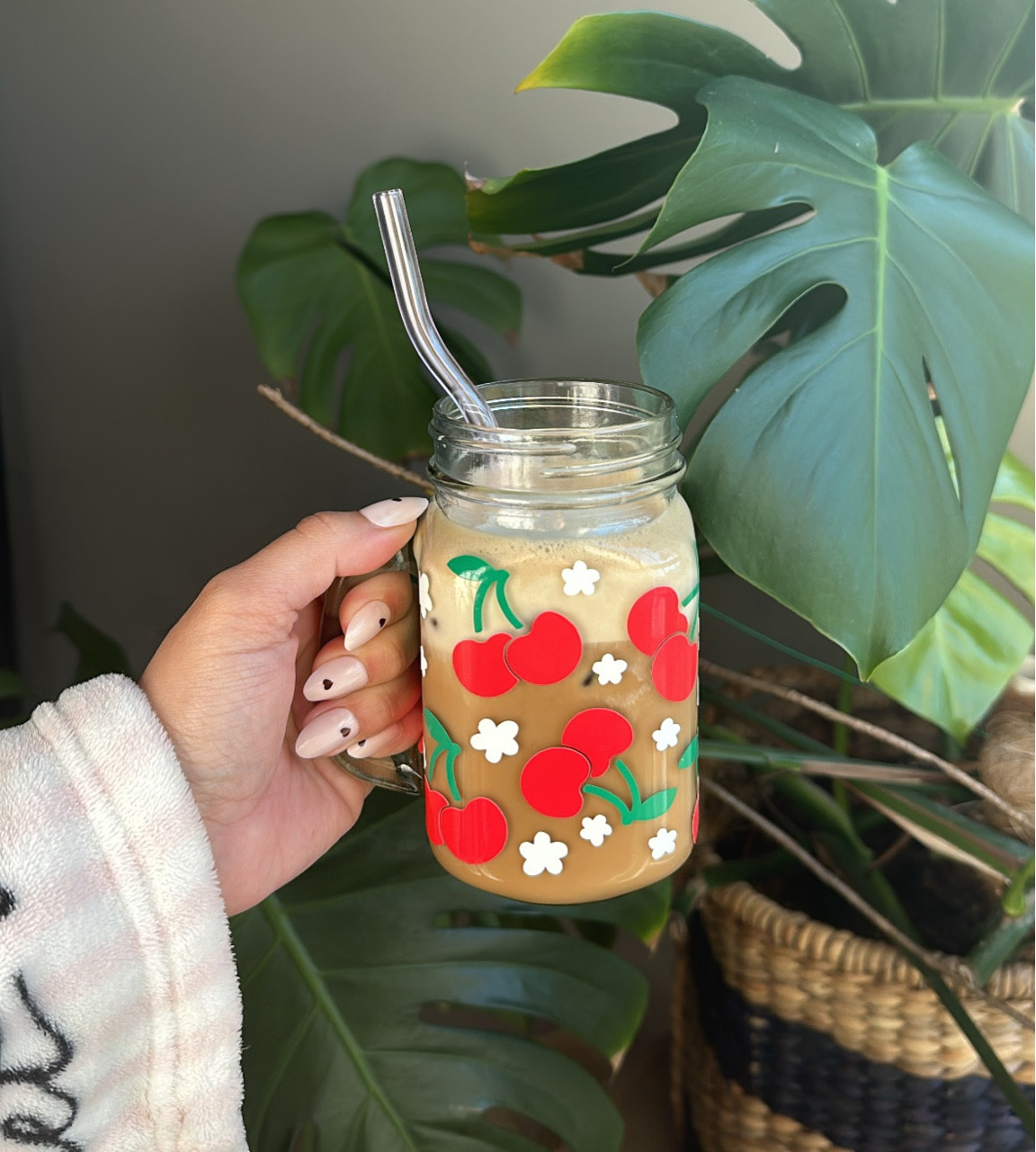 Color Changing Very Cherry Glass Can Tumbler, 16oz | Color Changing Cups | Iced Coffee Glass | Cherry Coffee Glass | Cherry Print Coffee Cup

#LTKhome #LTKMostLoved #LTKGiftGuide