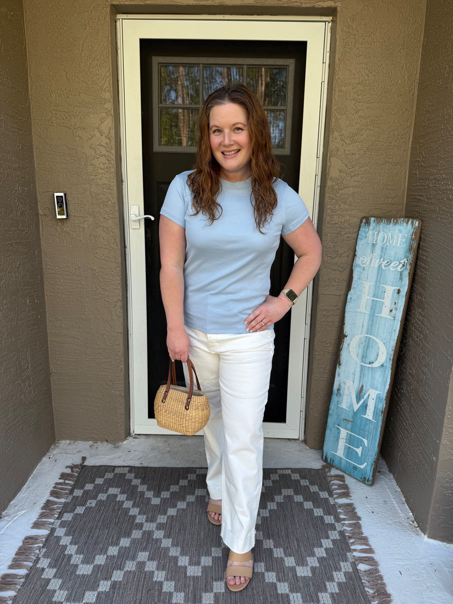 Ribbed shirt, white denim, Target style, Target Spring fashion, Sea & Grass bag, Madewell sandals, Target finds

#LTKStyleTip #LTKPetite #LTKMidsize