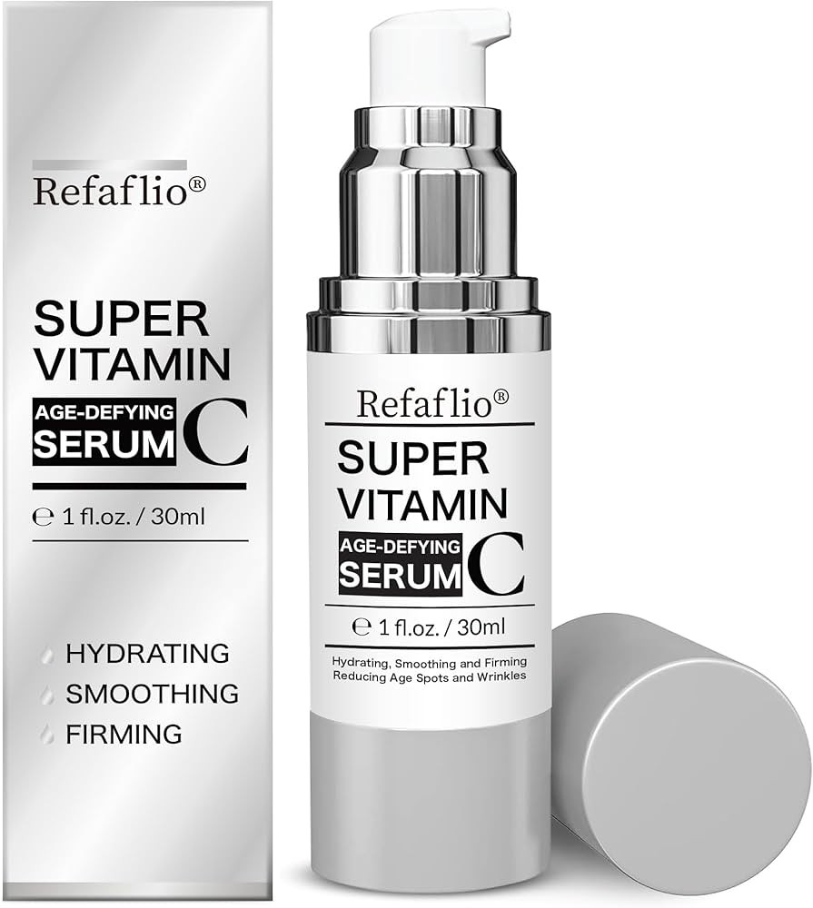 Super Vitamin C Serum for Women over 70, Wrinkle Cream for Face, Anti Aging Cream, Hydrates, Soft... | Amazon (US)
