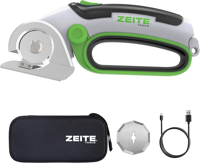 ZEITE 4V Cordless Electric Scissors Cardboard Cutter with 1 x Replace Blade,1 x Storage Box,1 x U... | Amazon (US)