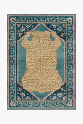 Ruggable Washable Wildcat Persian Border Tigris Rug | Anthropologie (US)