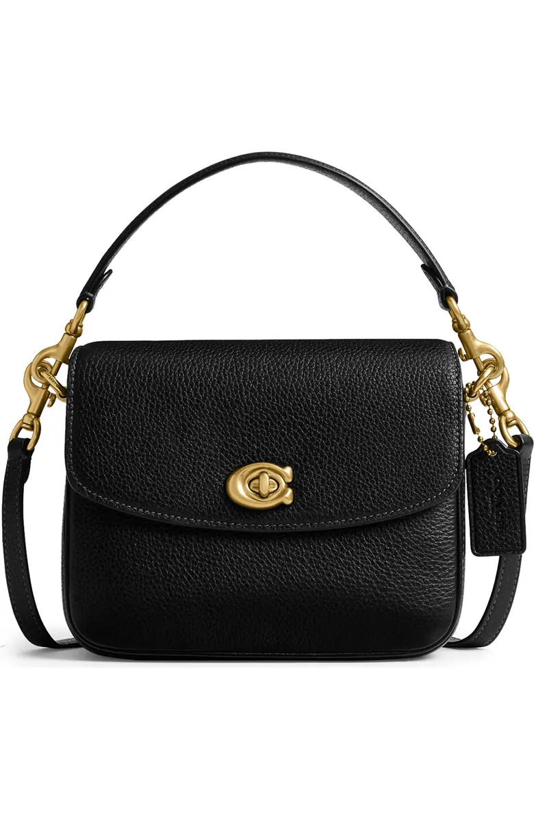 Cassi Polished Pebble Leather Crossbody Bag | Nordstrom