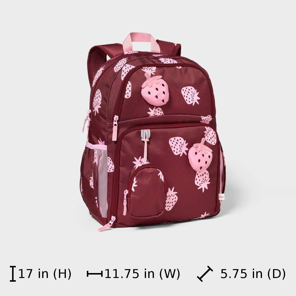 Kids' 17" Backpack - Cat & Jack™ Strawberry | Target