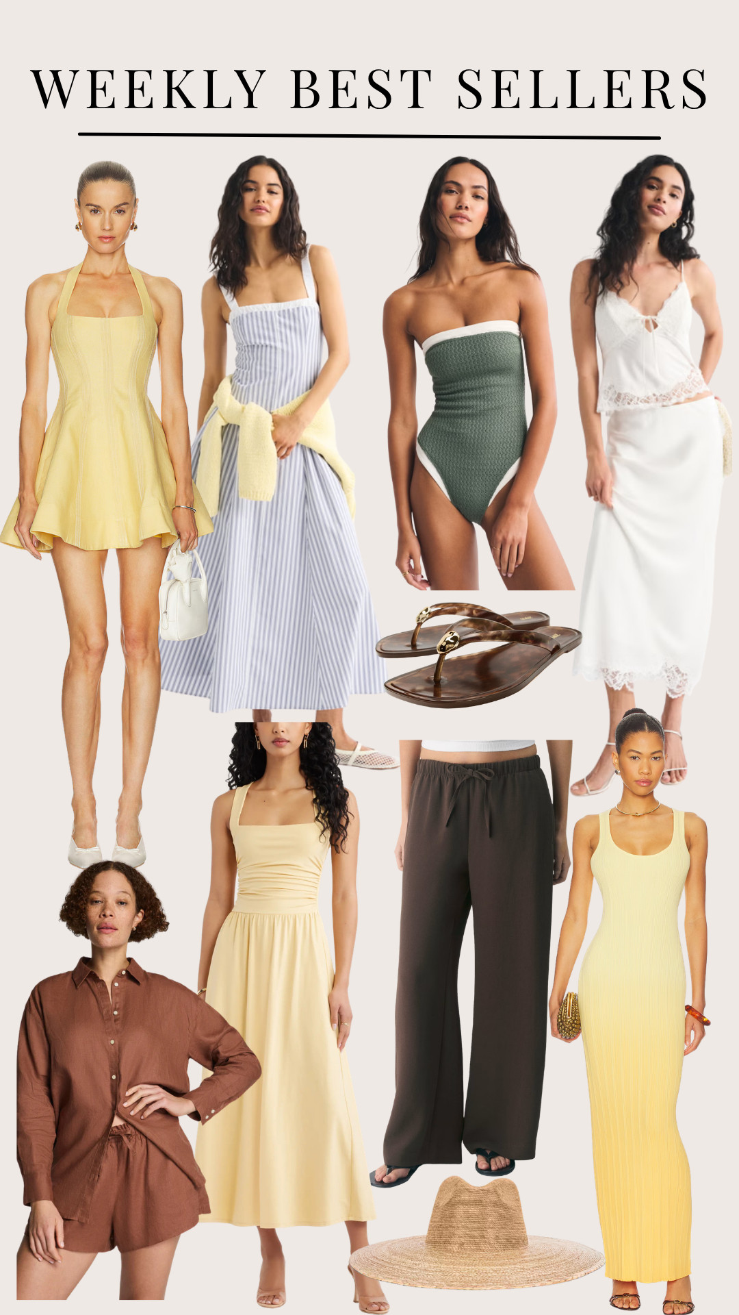 This week’s best sellers are all about effortless summer style! 💛 Sharing most loved pieces form this past week. 

 #LTKgrwm #LTKootd #LTKSeasonal
