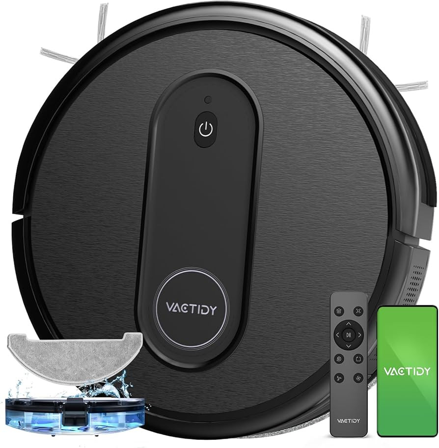 Amazon.com - Vactidy Nimble T7 Robot Vacuum and Mop Combo, WiFi/App/Alexa/Siri Control, Robotic V... | Amazon (US)