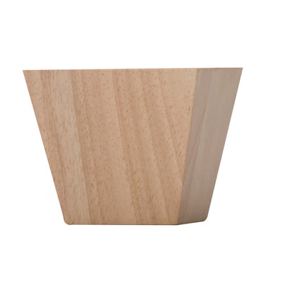 Waddell Poplar Bun Feet Sofa Table Leg (3-in x 3.5-in) Lowes.com | Lowe's