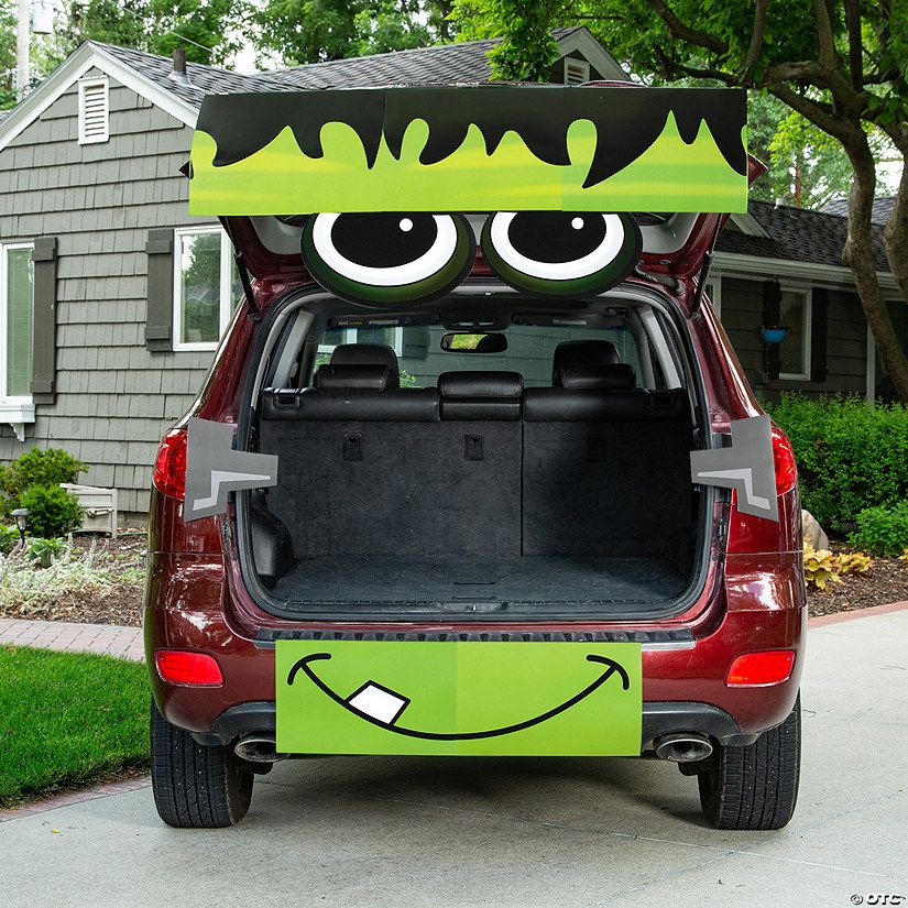 Value Green Monster Trunk-or-Treat Decorating Kit - 9 Pc. | Oriental Trading Company