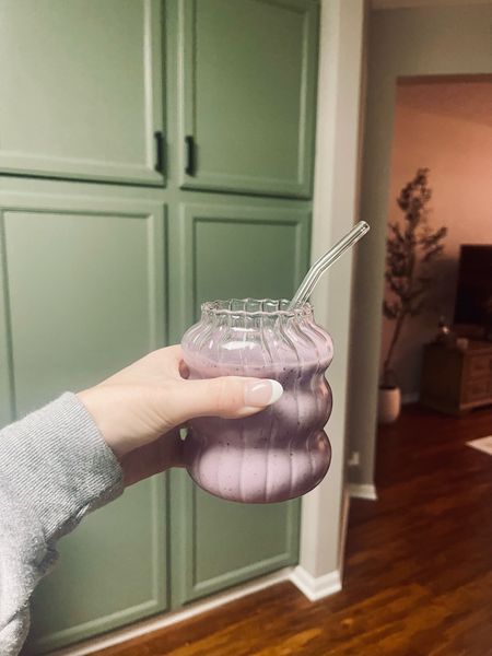 smoothies have been a must lately 🍌🍒🍓🫐
•
•
i use my ninja blender with 8oz of milk, half a scoop of vanilla ice cream whey protein, one banana, and frozen mixed berries. it gives me a party in my tummy 

#LTKsalealert #LTKhome #LTKfitness