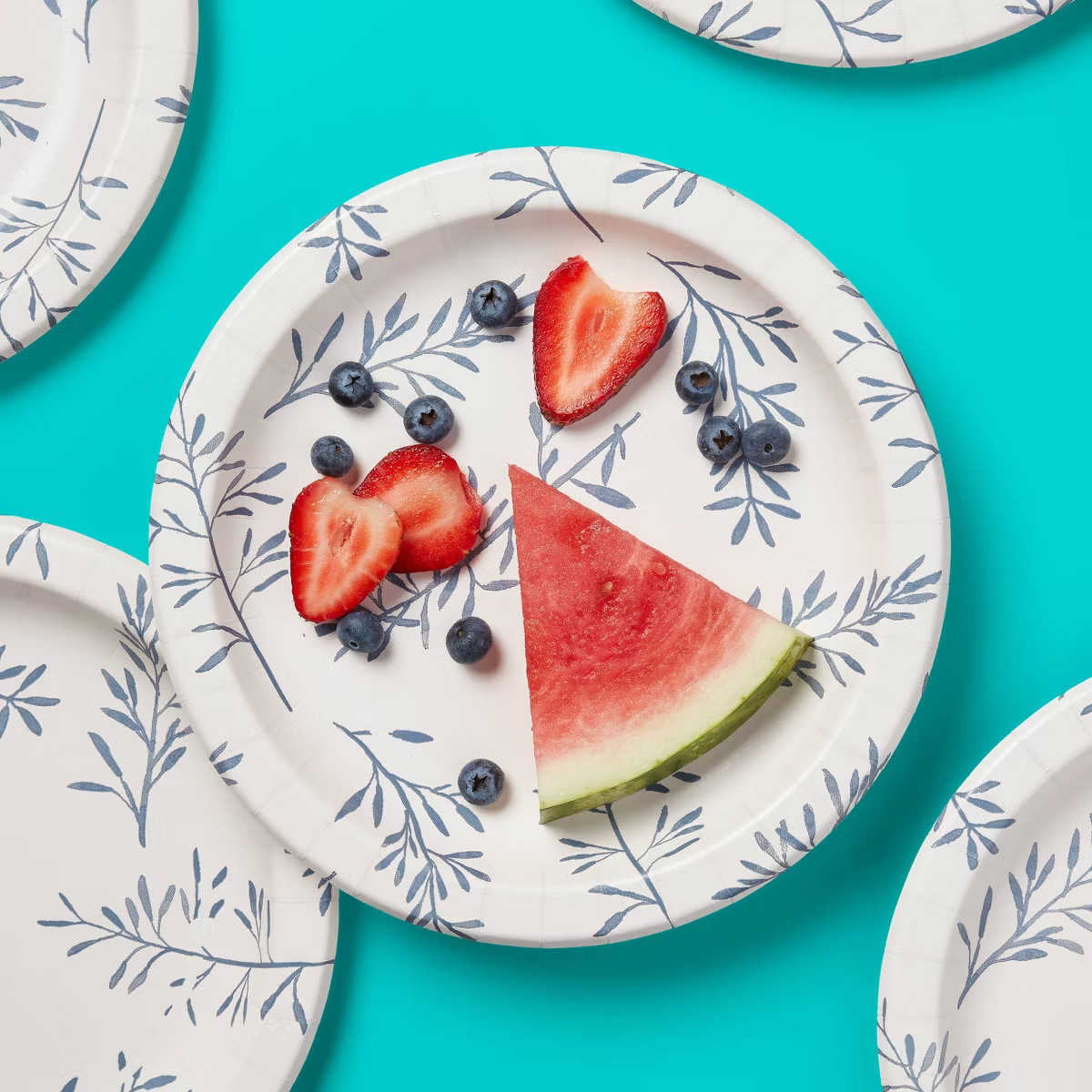 Botanical Leaf Paper Plates 8.5" - up&up™ | Target