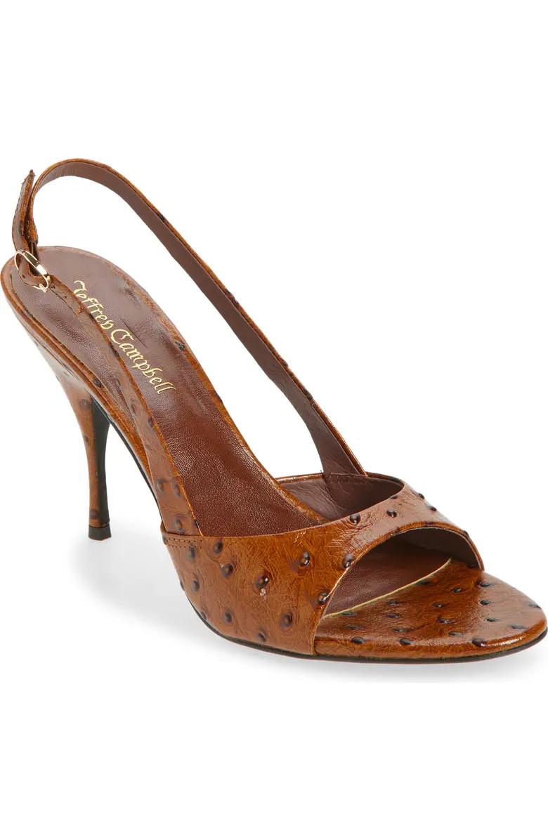 Triomphe Slingback Sandal (Women) | Nordstrom