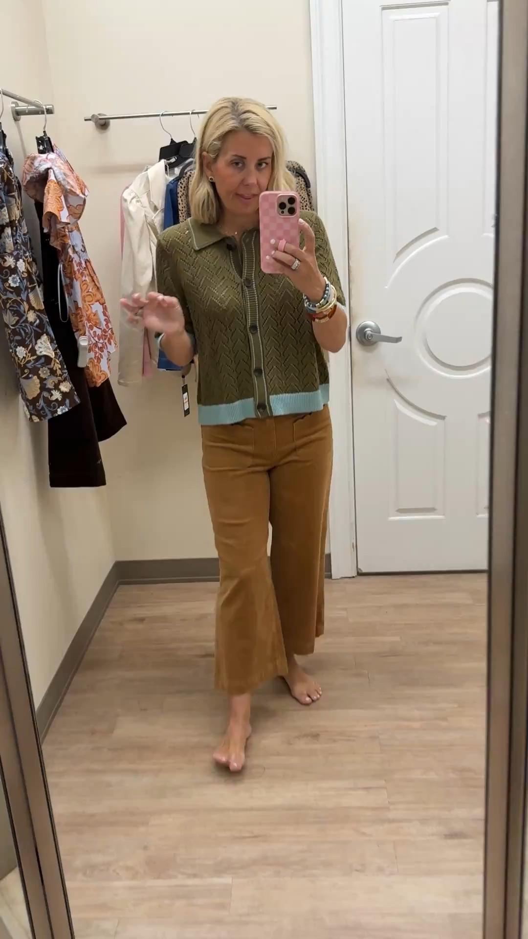 Color combo I’m loving! Yall these pants are a must buy! 
Sweater - small
Pants - 4P

#LTKOver40 #LTKSeasonal #LTKSaleAlert