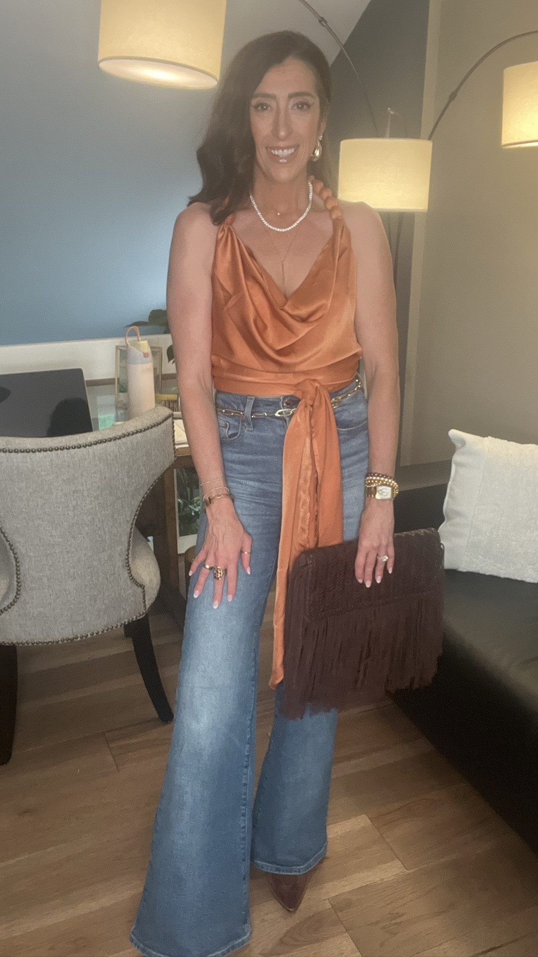 Date night look for an evening of live theater!

Brown & orange for the fall vibes look.

#LTKgrwm #LTKootd #LTKSeasonal