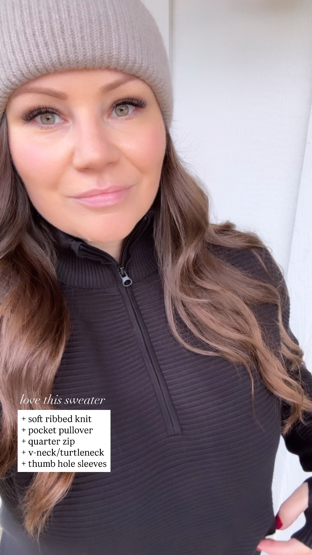 S T Y L E / (20% off coupon currently available) love this new soft ribbed knit pocket pullover quarter zip sweater from Amazon Canada

I’m in a LG tts

#LTKstyletip #LTKsale #LTKcanada