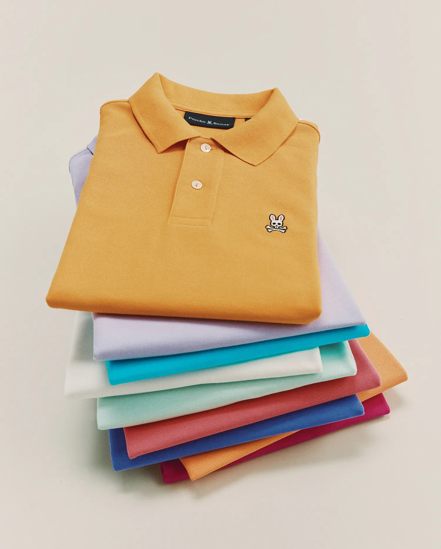 Men's Classic Pique Polo in Marigold | Psycho Bunny | Psycho Bunny (US)