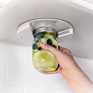 EZ Off Jar Opener for Weak Hands - Under Cabinet, Easy Grip, One Handed Jar & Bottle Opener - Rem... | Amazon (US)