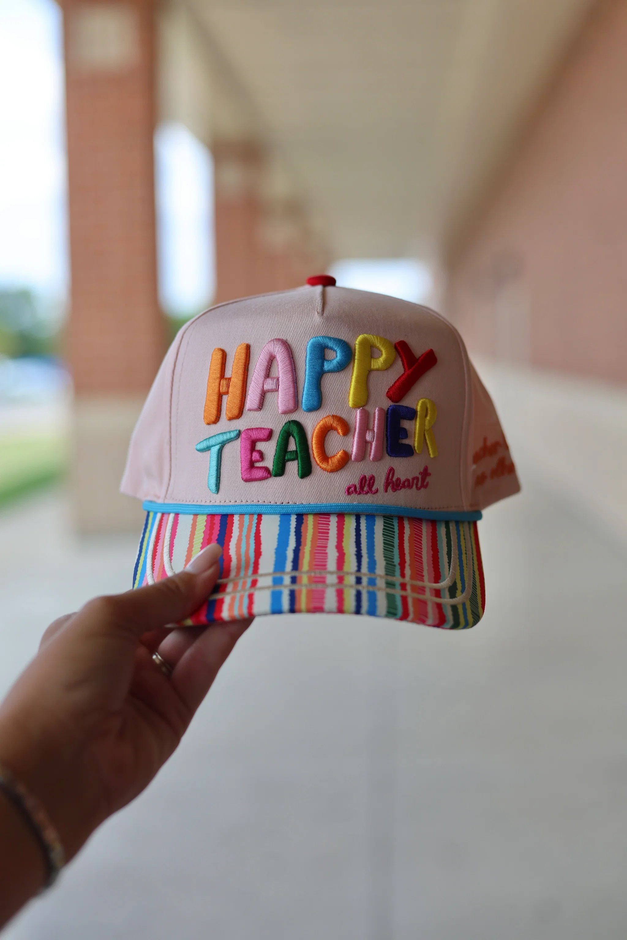 Happy Teacher Hat - PRE-SALE SHIP DATE 8/24* | Poppy & Pine