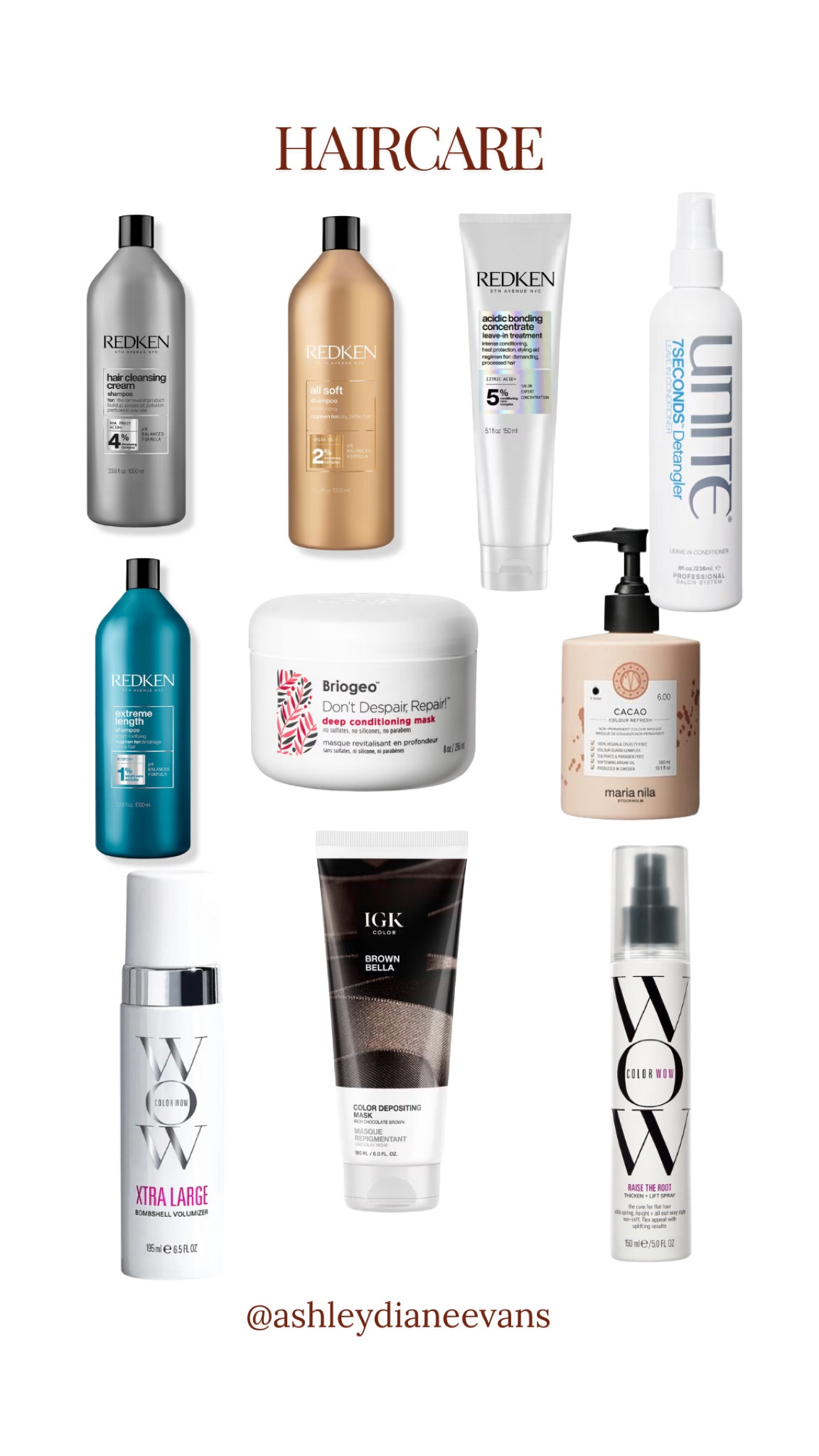 Everything I use on my hair 

#LTKFindsUnder100