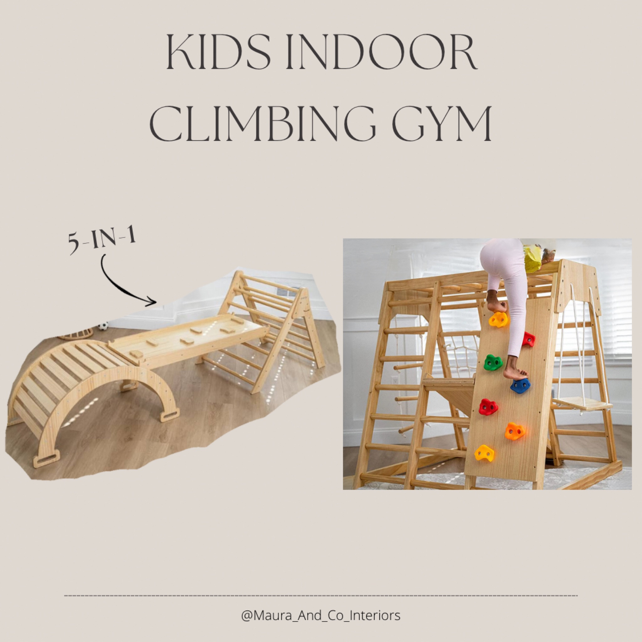 Kid’s indoor climbing gym on sale! 

Avenlur, climb, rock wall, wood, gym, kids, fun, swing

#LTKfamily #LTKkids #LTKhome