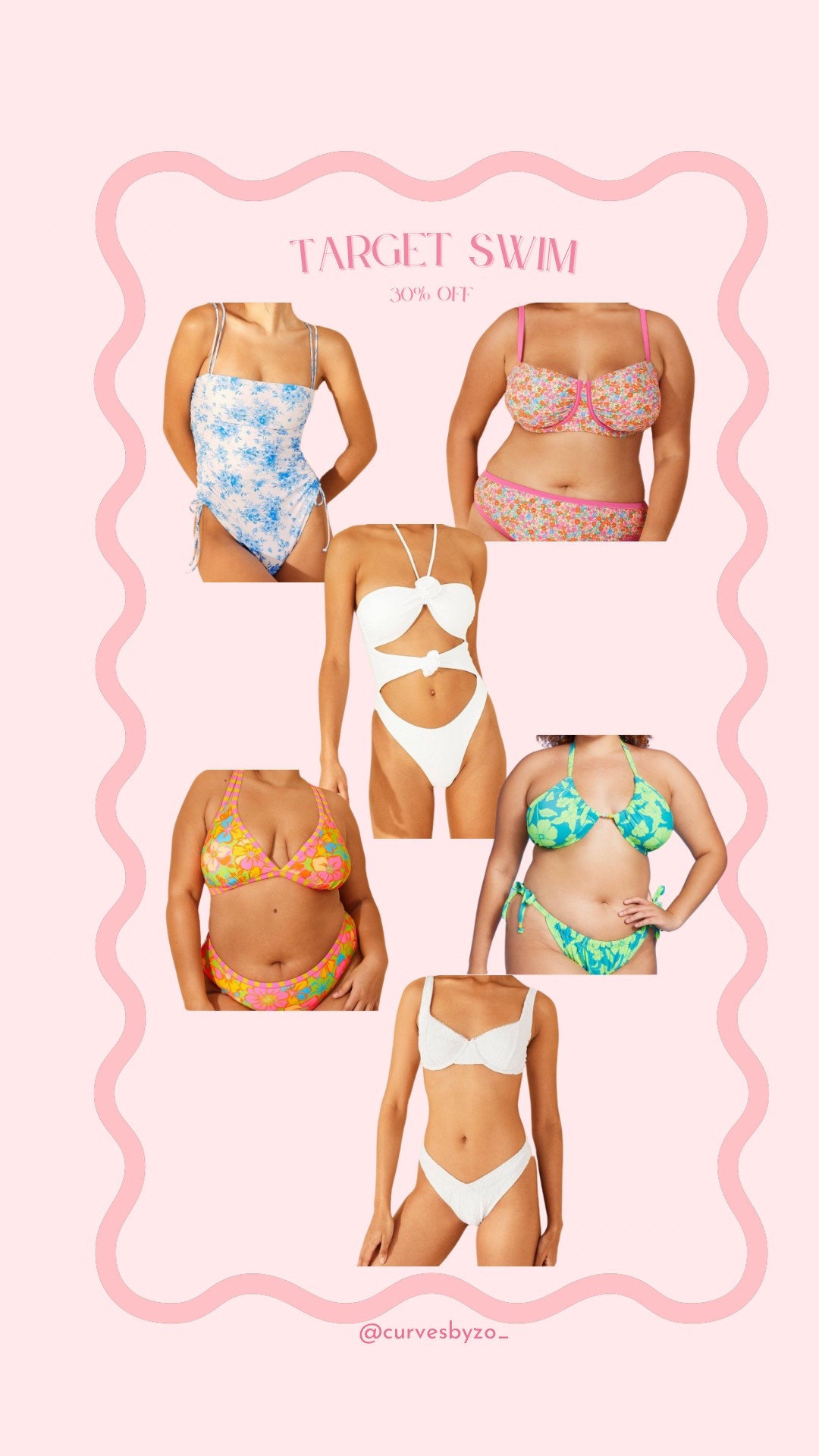 Target Swimwear 30% off 

#LTKSummerEdit #LTKPlusSize #LTKSwim