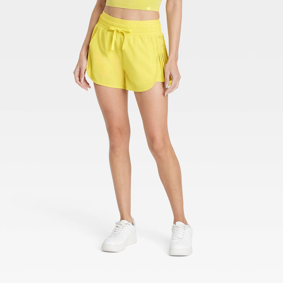 Women's High-Rise Pleated Side Shorts 2.5" - JoyLab™ Vibrant Pink XS | Target