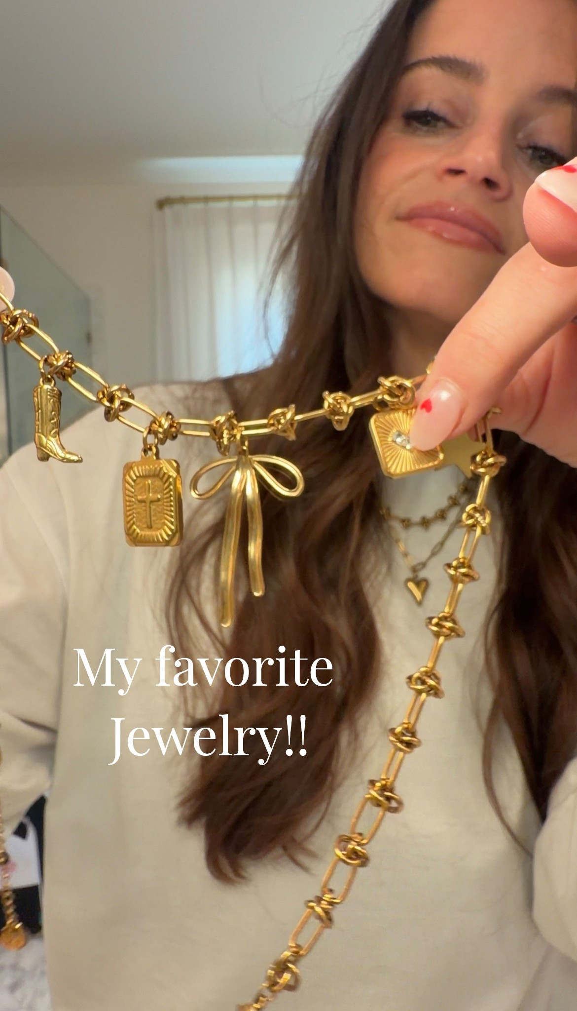 This jewelry is my go to everyday wear. I love that it can be layered and dressed up or down. 

Being a SAHM it’s nice to throw on with a casual workout set and feel more put together ✨ 

#LTKmomlife #LTKBeauty #LTKgrwm