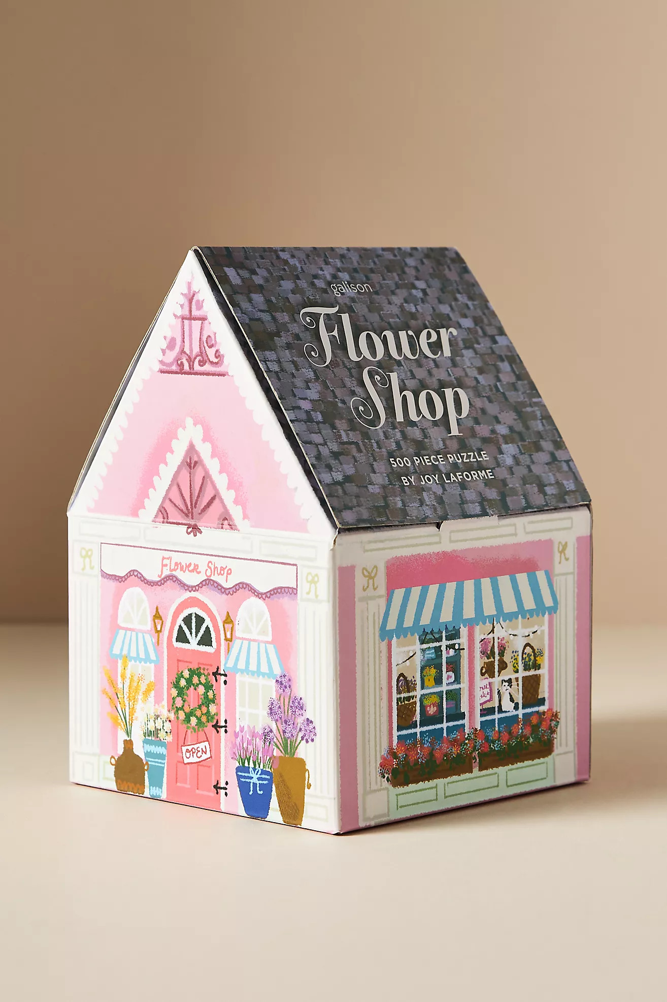 Joy Laforme Flower Shop 500-Piece House Puzzle | Anthropologie (US)
