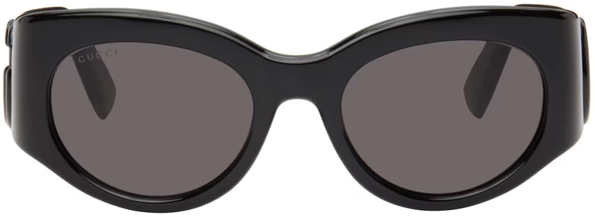 Black Cat-Eye Sunglasses | SSENSE