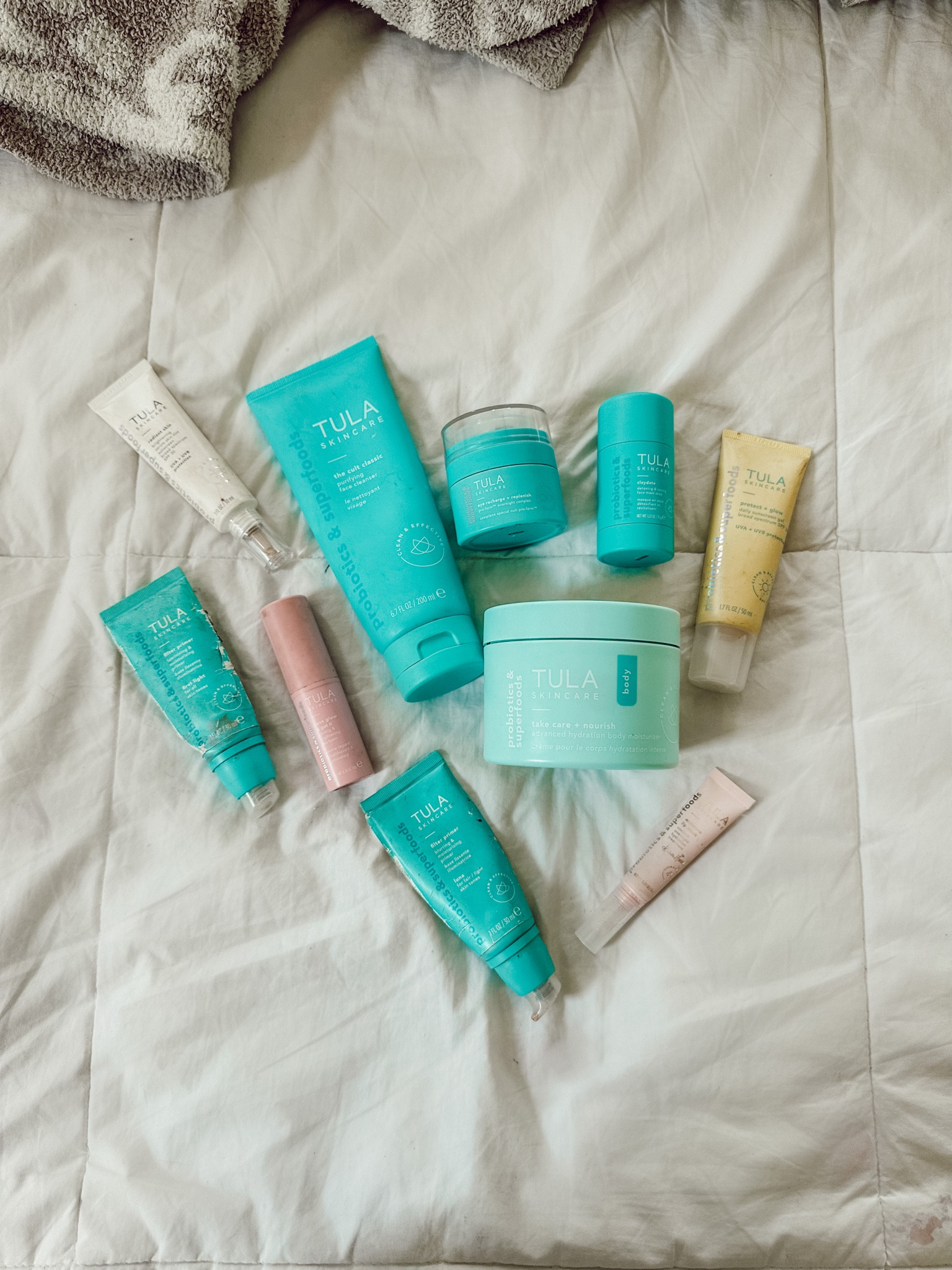 My favorite Tula products as you can see by how much I use them! I even cut them open to get the maximum use out of them lol #tula #skincare #tulasale #facemask #skincareproducts #selfcare 

#LTKbeauty #LTKsalealert #LTKSale